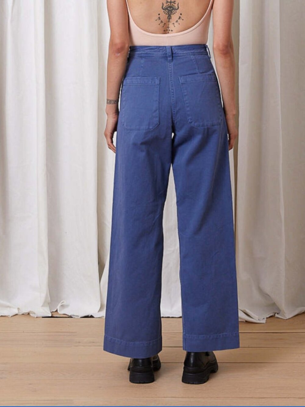 Ali Golden Sailor Pant - Faded Indigo - Picture 2 of 7